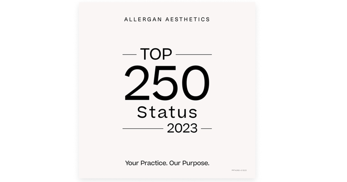 St. Louis Cosmetic Surgery Named to Allergan’s Top 250 2023 List